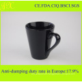 Wholesale Glaze V-Shape Ceramic Mug with Handle for Coffee